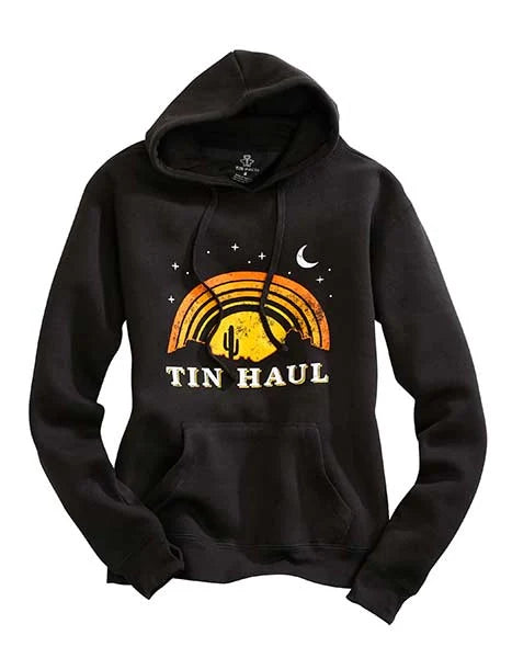 Tin Haul Night Sky Print (Black) - Women's Hoodie Sweatshirt - OVERLANDERS Outfitter