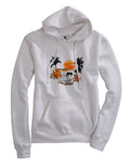 Tin Haul Hawaiian Sunset (White) - Women's Hoodie Sweatshirt - OVERLANDERS Outfitter
