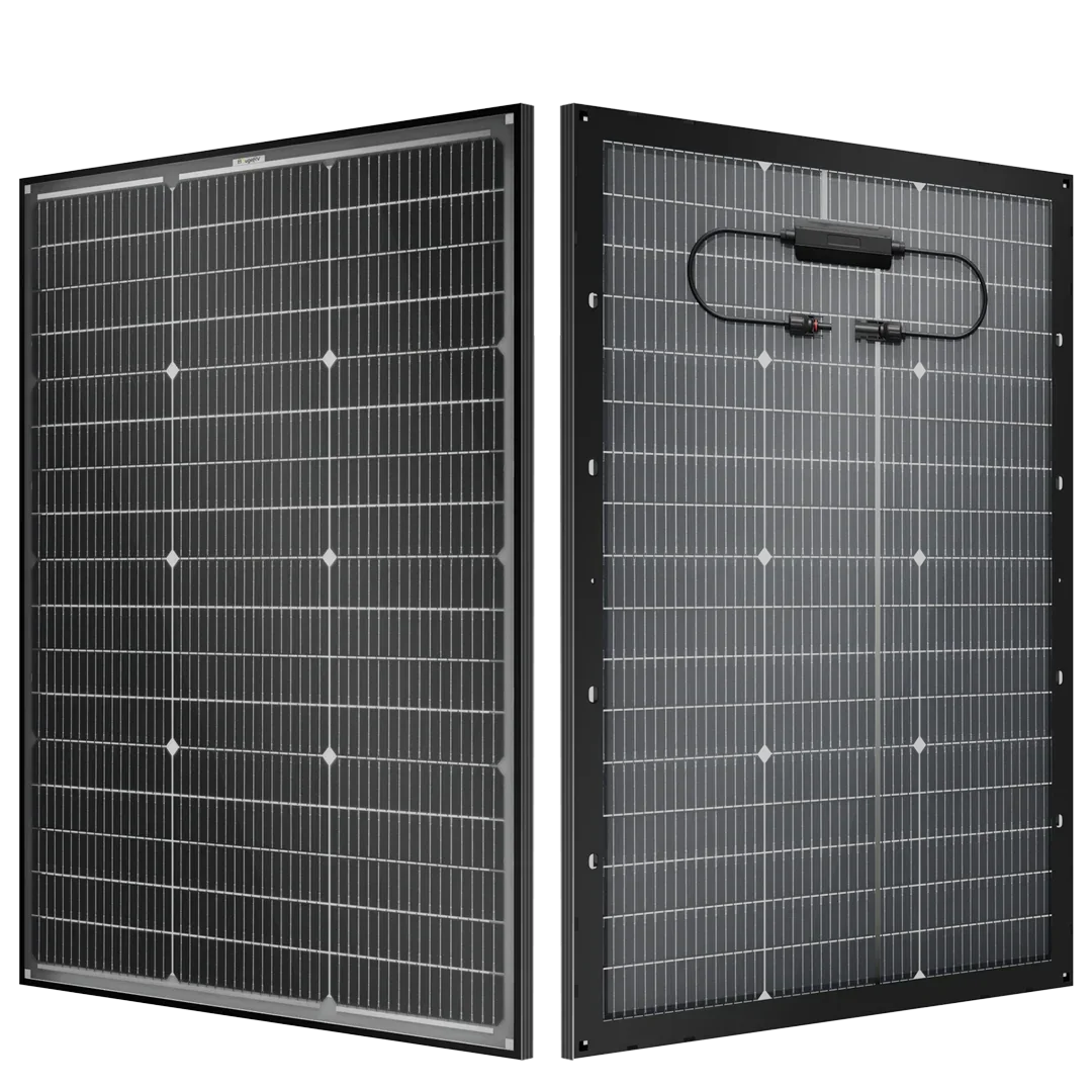 BougeRV 16BB N-Type 12V/24V 100 Watt Bifacial Solar Panel - OVERLANDERS Outfitter