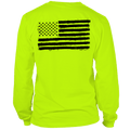 Old Glory - Long Sleeve Safety Yellow Hi-Vis T-Shirt - OVERLANDERS Outfitter