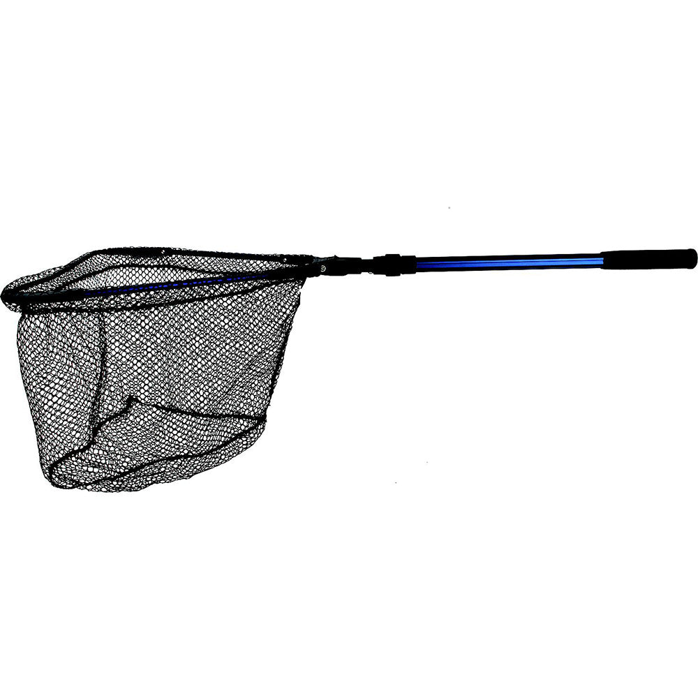 Attwood Fold-N-Stow medium fishing net by Wake World Parts, with a lightweight frame and foldable handle for easy storage.