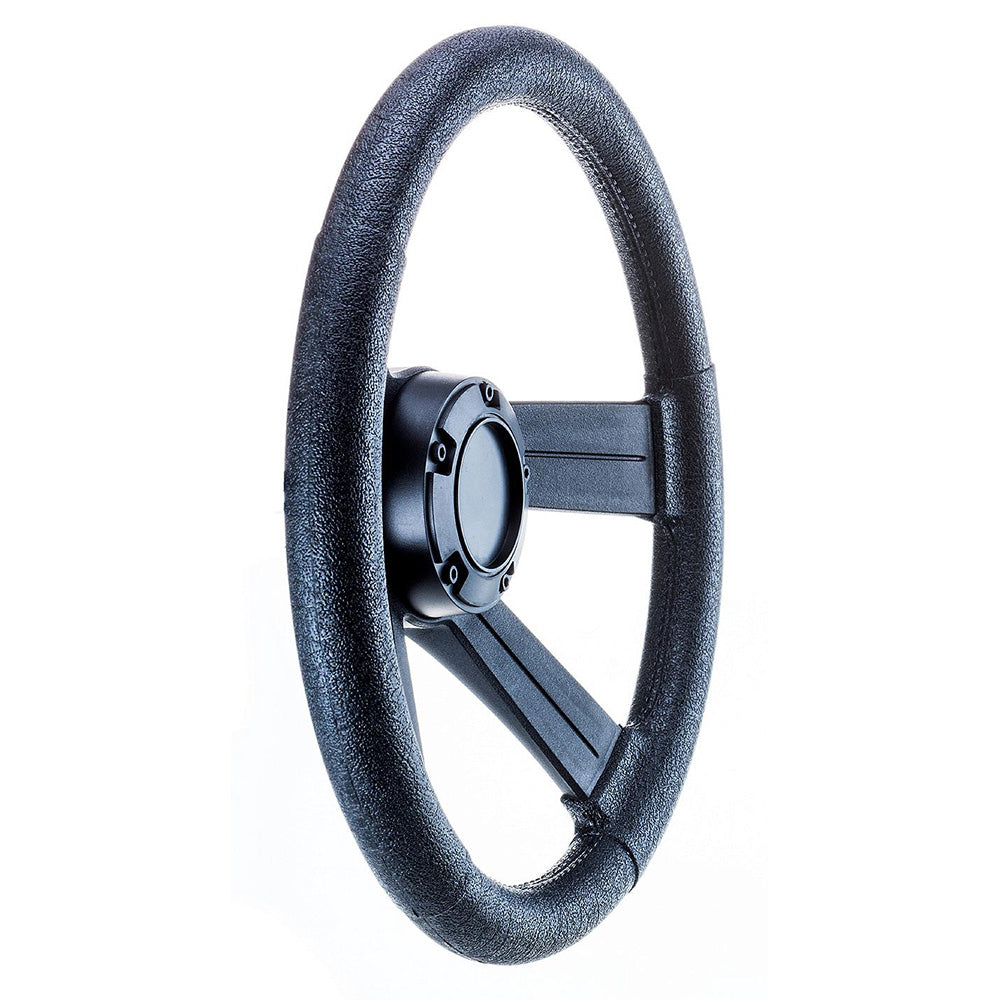 Attwood Soft Grip 13-inch steering wheel by Wake World Parts, featuring a comfortable soft grip and durable design.
