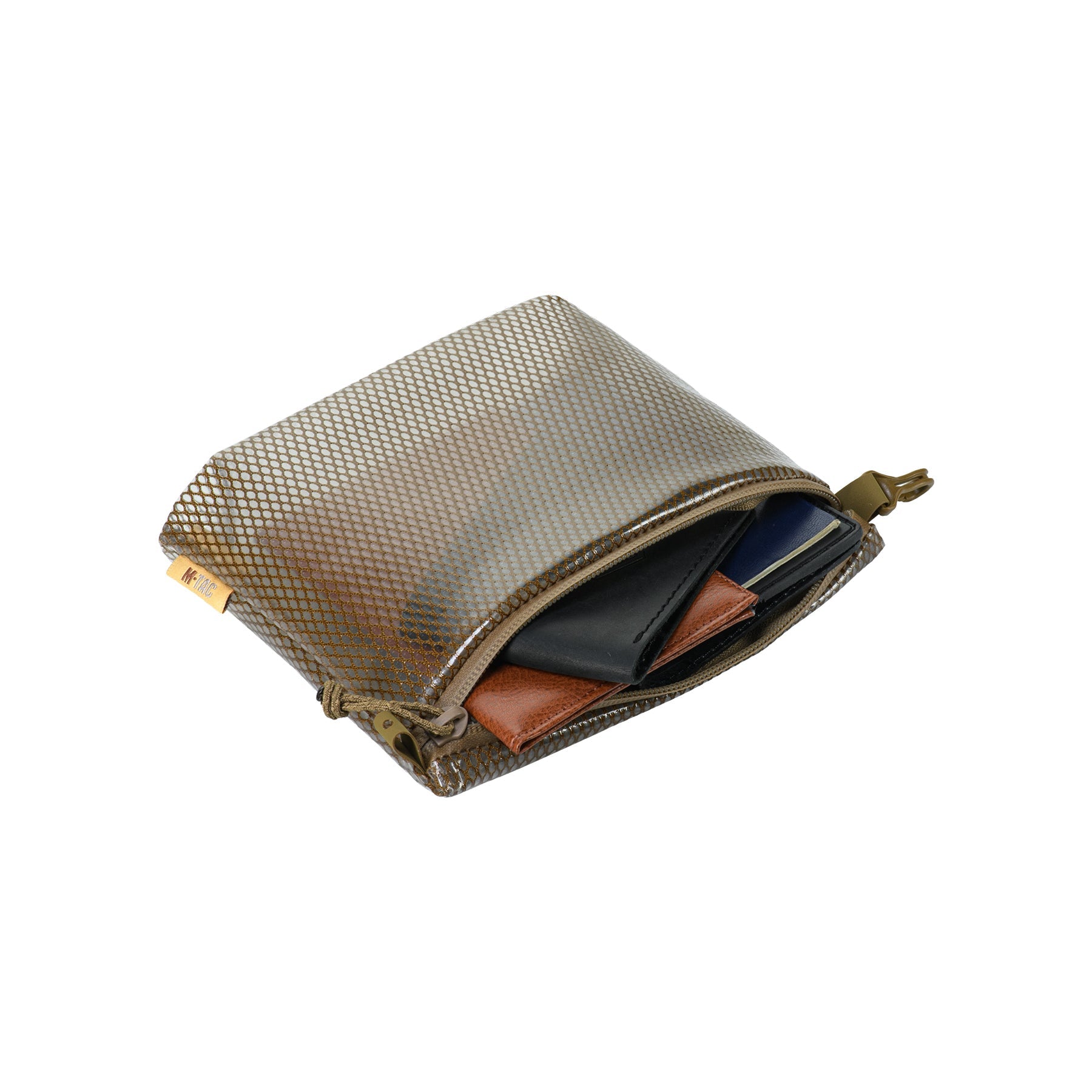 M-Tac Elite Zip Pocket Organizer Set featuring multiple compartments for efficient storage and organization.