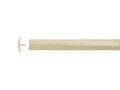 Solid ivory cabinetry edge molding by GoWesty, showcasing smooth, finished wood edge suitable for furniture or cabinetry applications.
