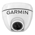 White Garmin GC 245 Surface Mount Network Video Camera showing its sleek design and mounting bracket.