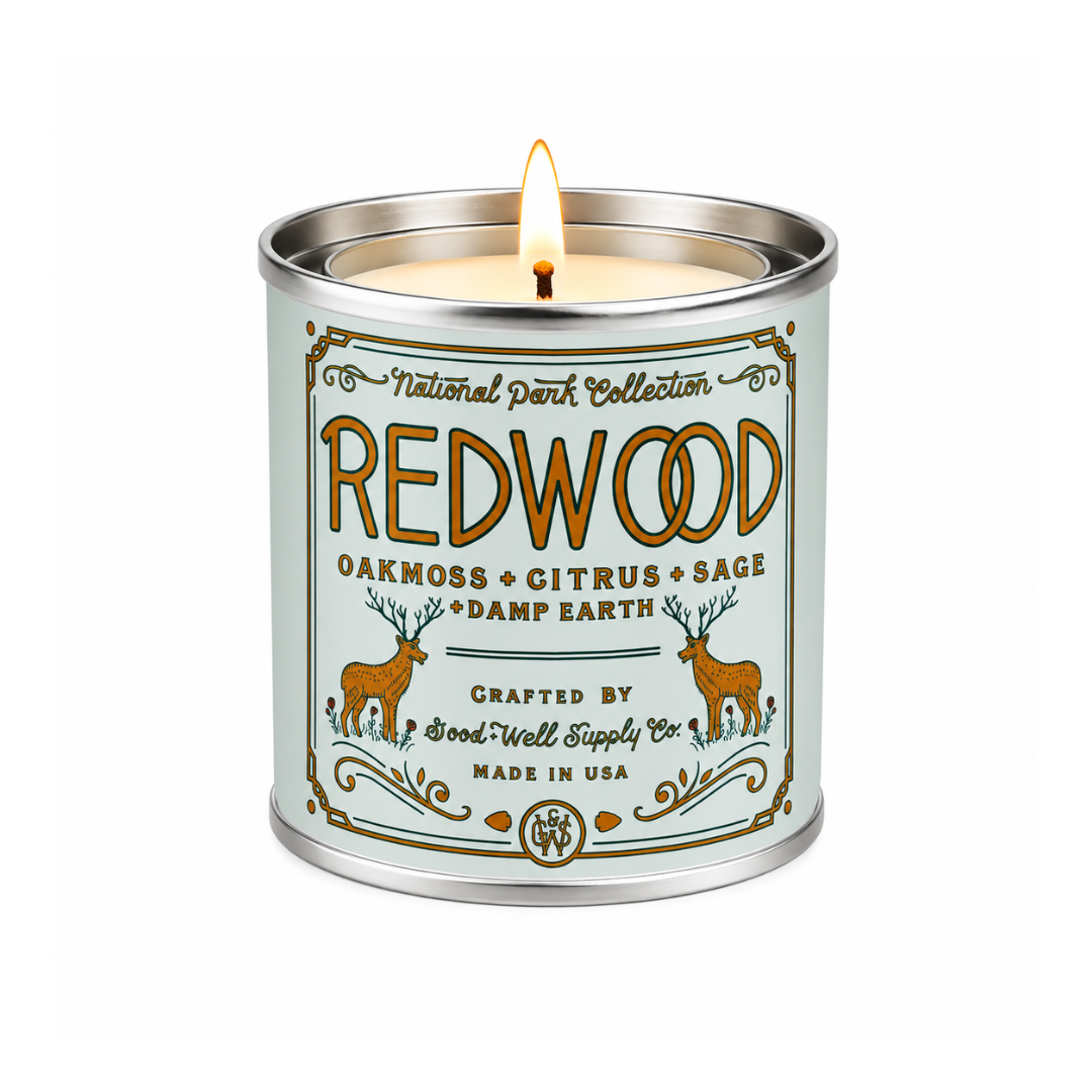 Redwood National Park Candle - OVERLANDERS Outfitter