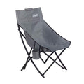 TRAPSKI Coleman Forester Series Grey camping bucket chair with sturdy frame and comfortable fabric for outdoor use