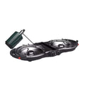 TrapSki Coleman Fold N Go propane camping stove in black, compact and portable for outdoor cooking and camping adventures.