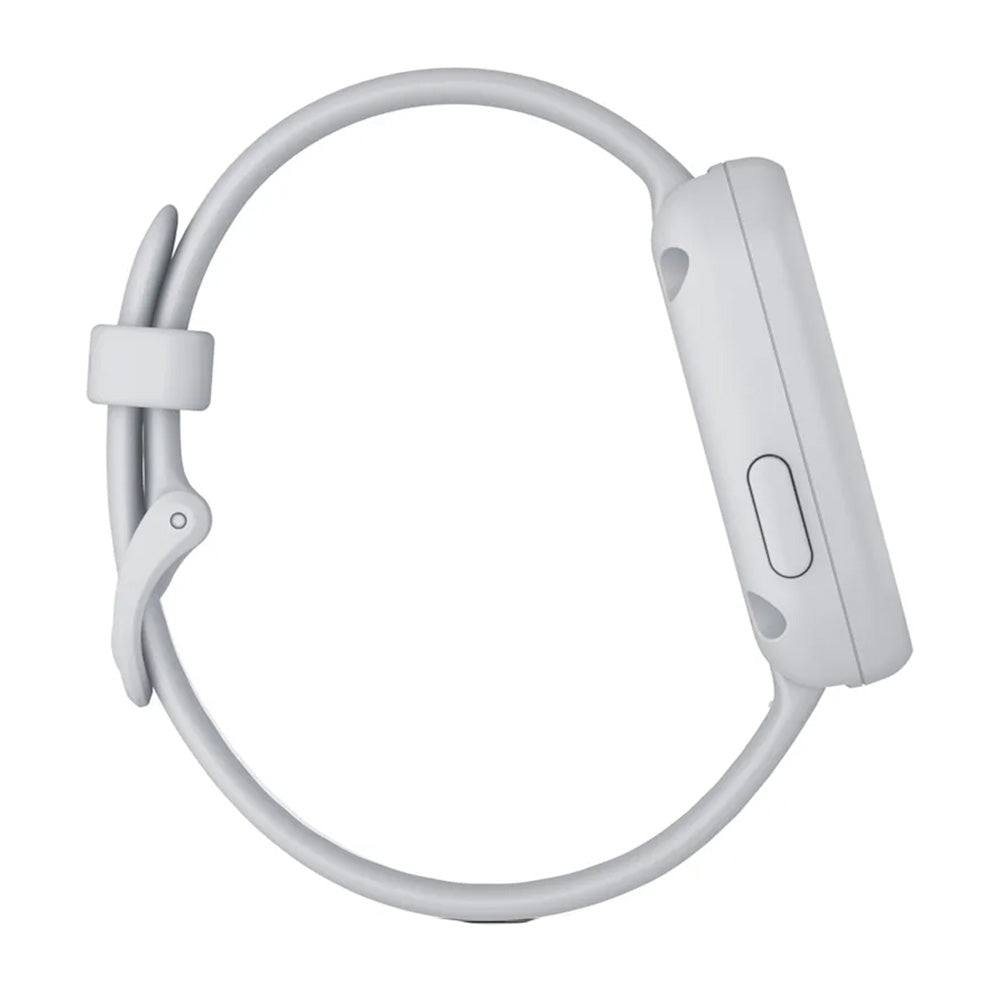 Garmin MOB Tag with white quick release band, trolling motor accessory for safety and quick deployment.