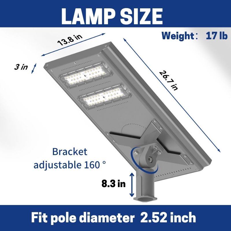 100 W 200W Commercial solar street light-Stay on - OVERLANDERS Outfitter