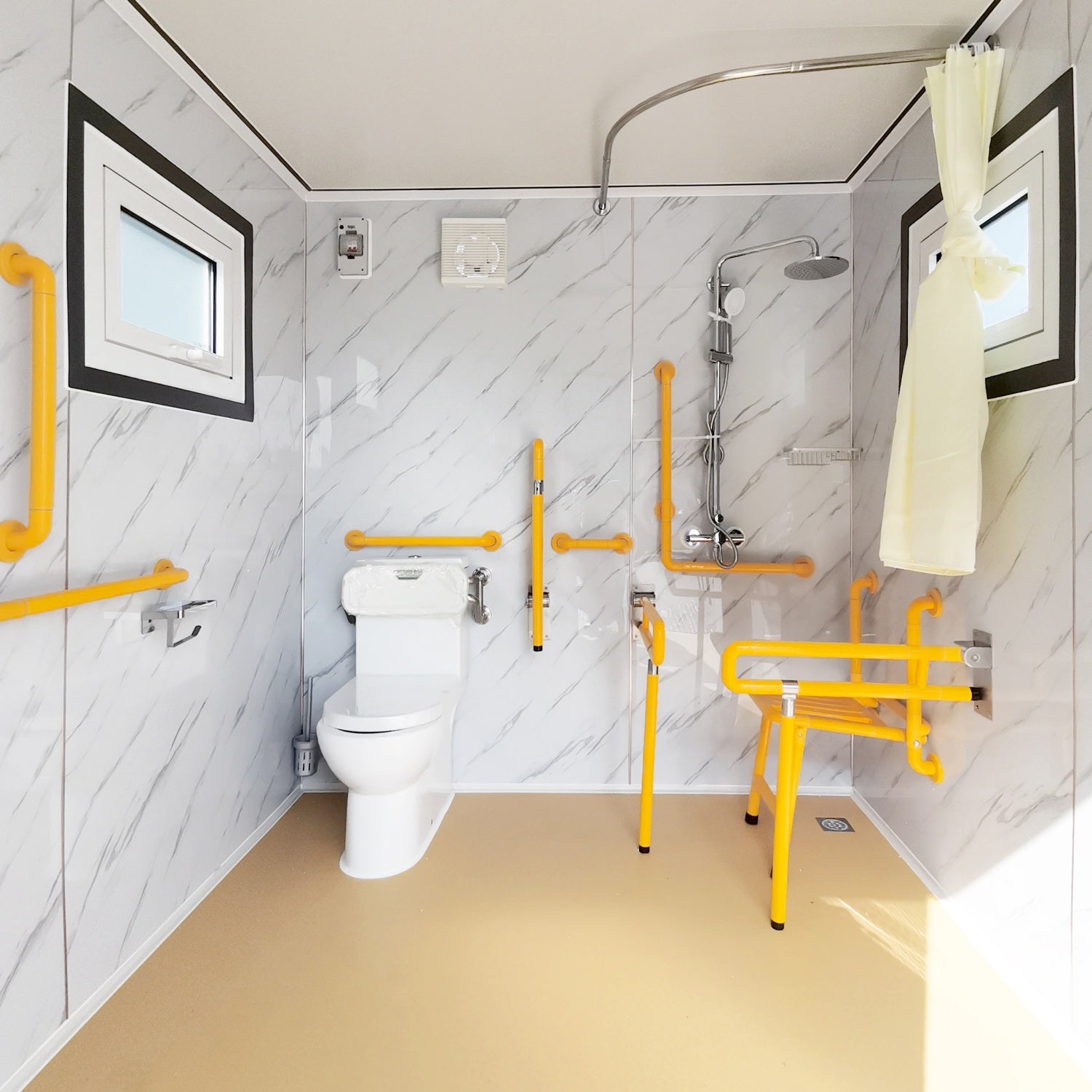 10ft Handicap-Accessible Portable Toilet with Shower - OVERLANDERS Outfitter