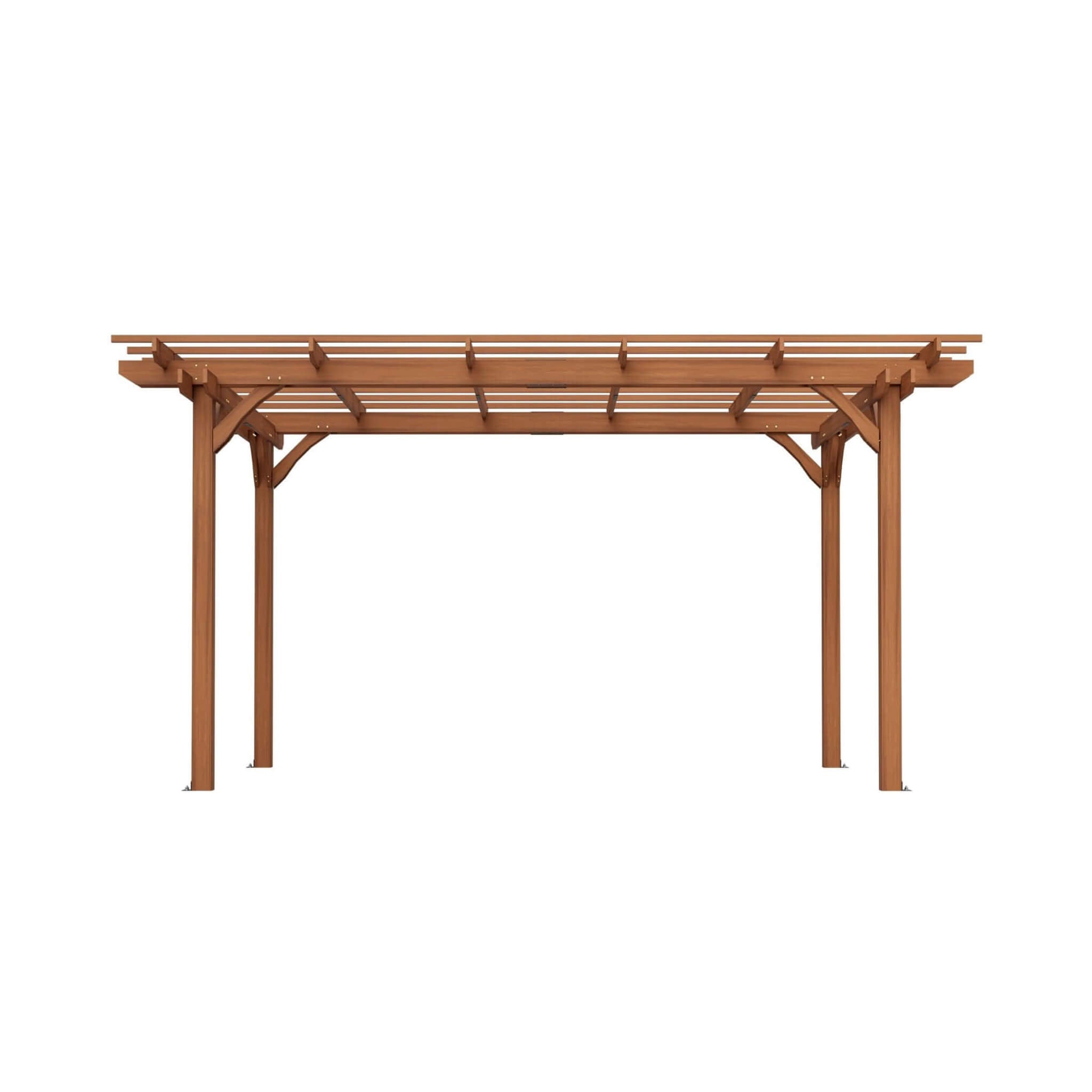 10x12ft Alora Premium outdoor wooden grape pergola by SAKSBY WHOLESALE, showcasing a weather-resistant design.