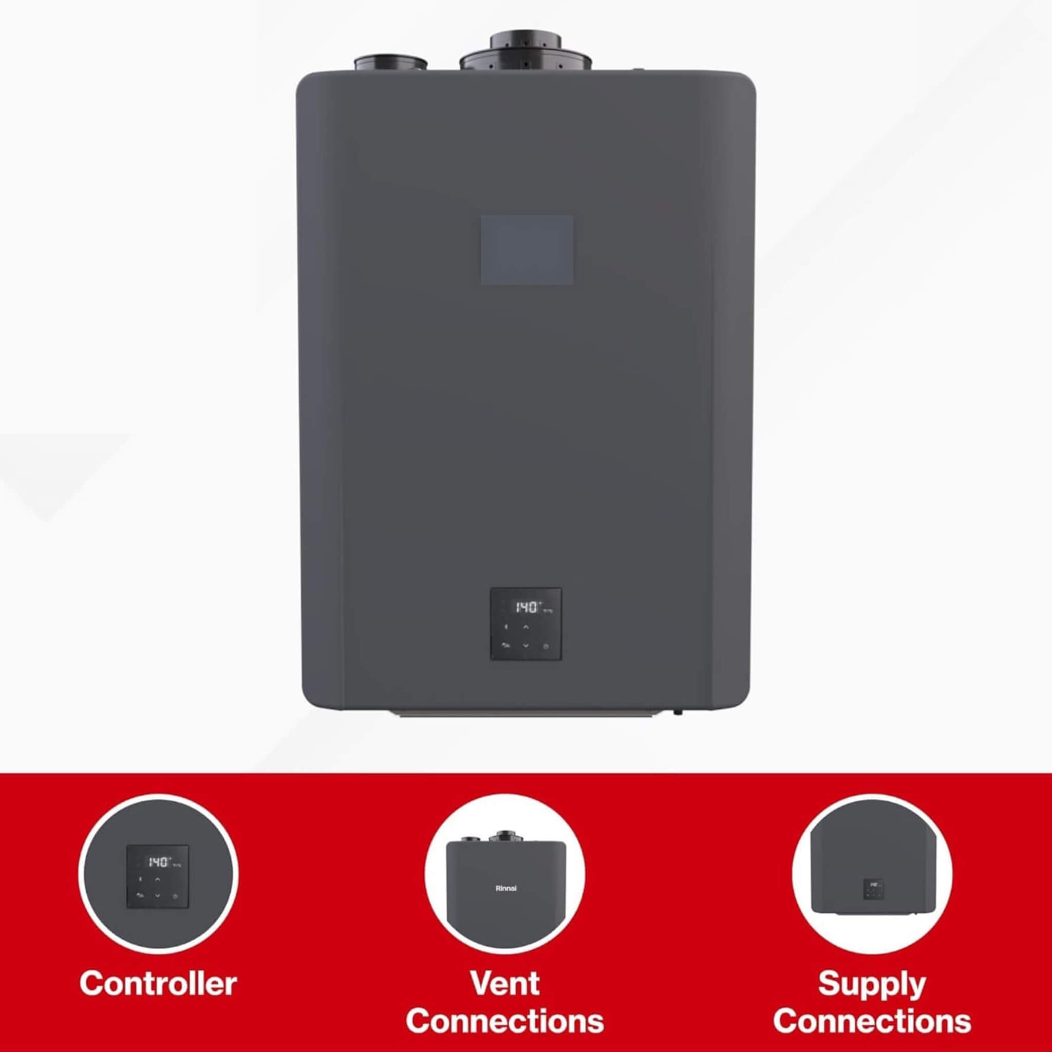 RN 11.0 GPM Outdoor Commercial High-Efficiency Tankless Water Heater (SAK75016) - We The Collective