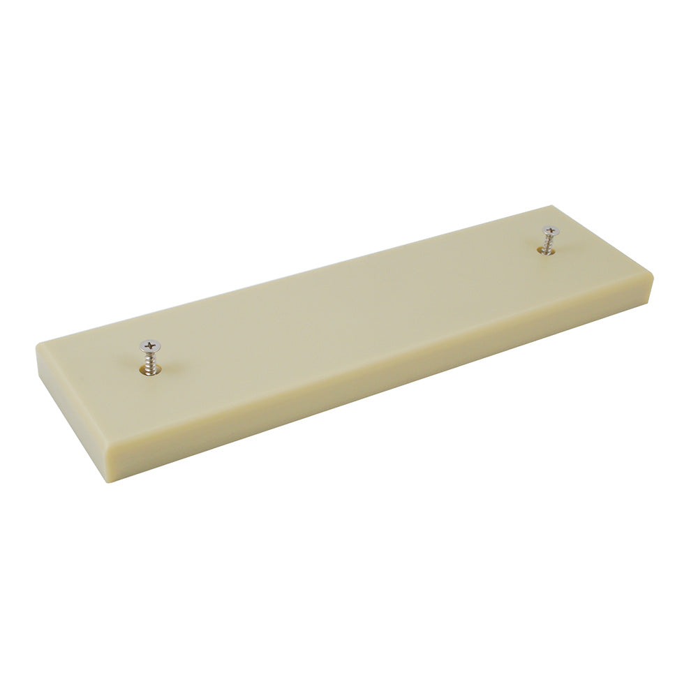 Attwood transducer mounting plate 94110-5, showing durable design and mounting features for marine transducer accessories.