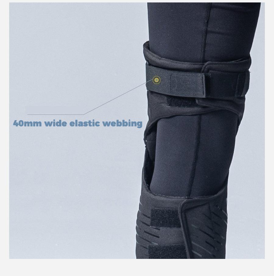 Insulated knee pads from CC™ Motorcycle Winter Insulated Knee Pads by Bean's Moto Booth, designed for motorcycle riding.