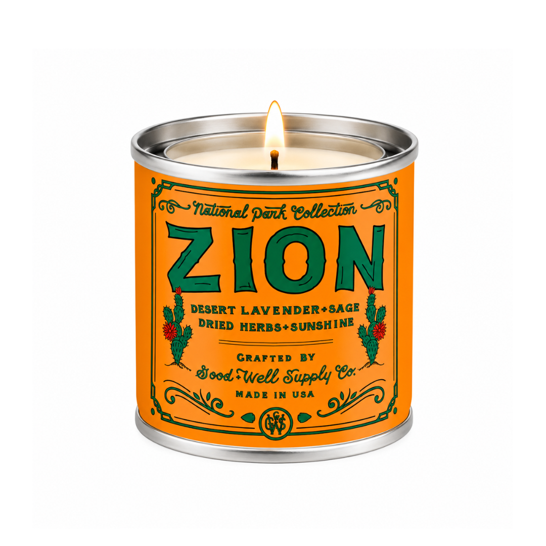 Zion National Park Candle - OVERLANDERS Outfitter