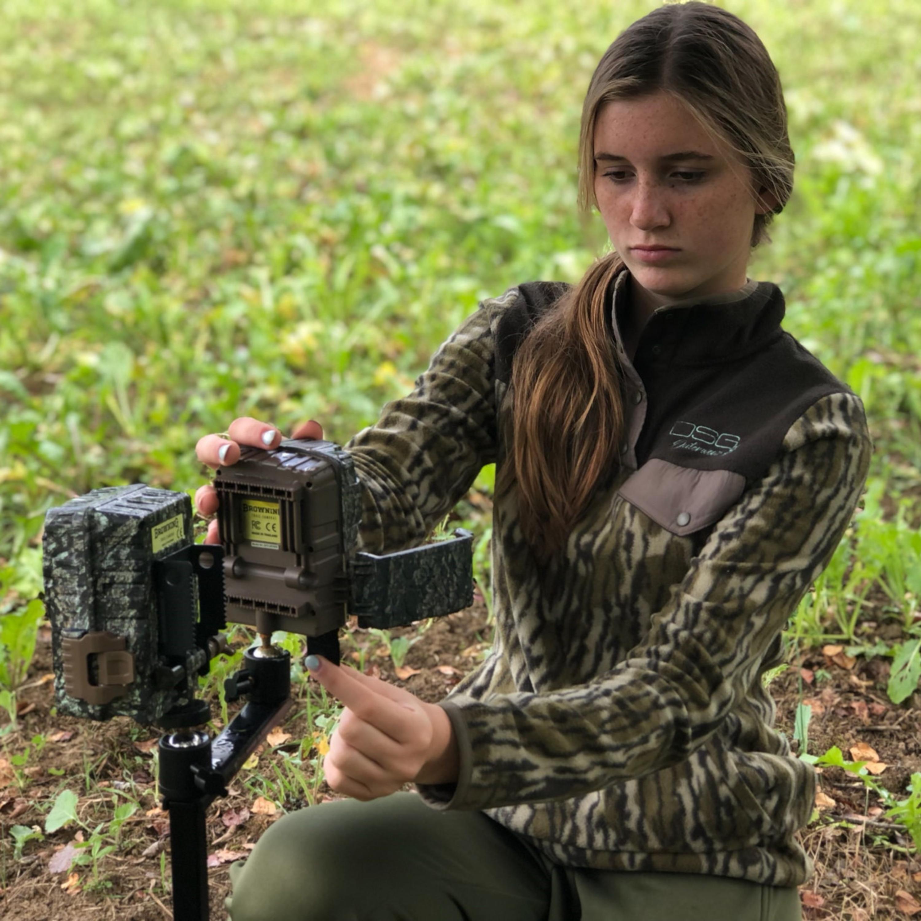 Gianna 2.0 Pullover in Mossy Oak Bottomland camouflage by DSG Outerwear, showing the cozy, camouflage-patterned fleece top.