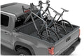 Backcountry Sportsman Thule Bed Rider Pro Add-On Block for bike racks, shown mounted on a truck bed for secure bike transport.