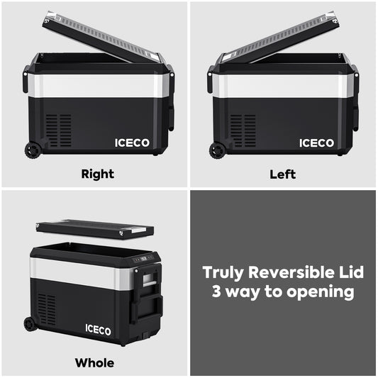 JP40 Pro Dual Zone Wheeled Portable Freezer | ICECO | 40 LT - We The Collective
