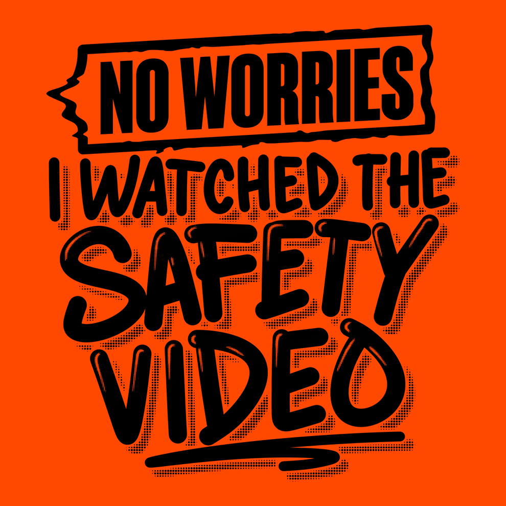 Watched the Safety Videos- Long Sleeve Safety Yellow Hi-Vis T-Shirt - OVERLANDERS Outfitter