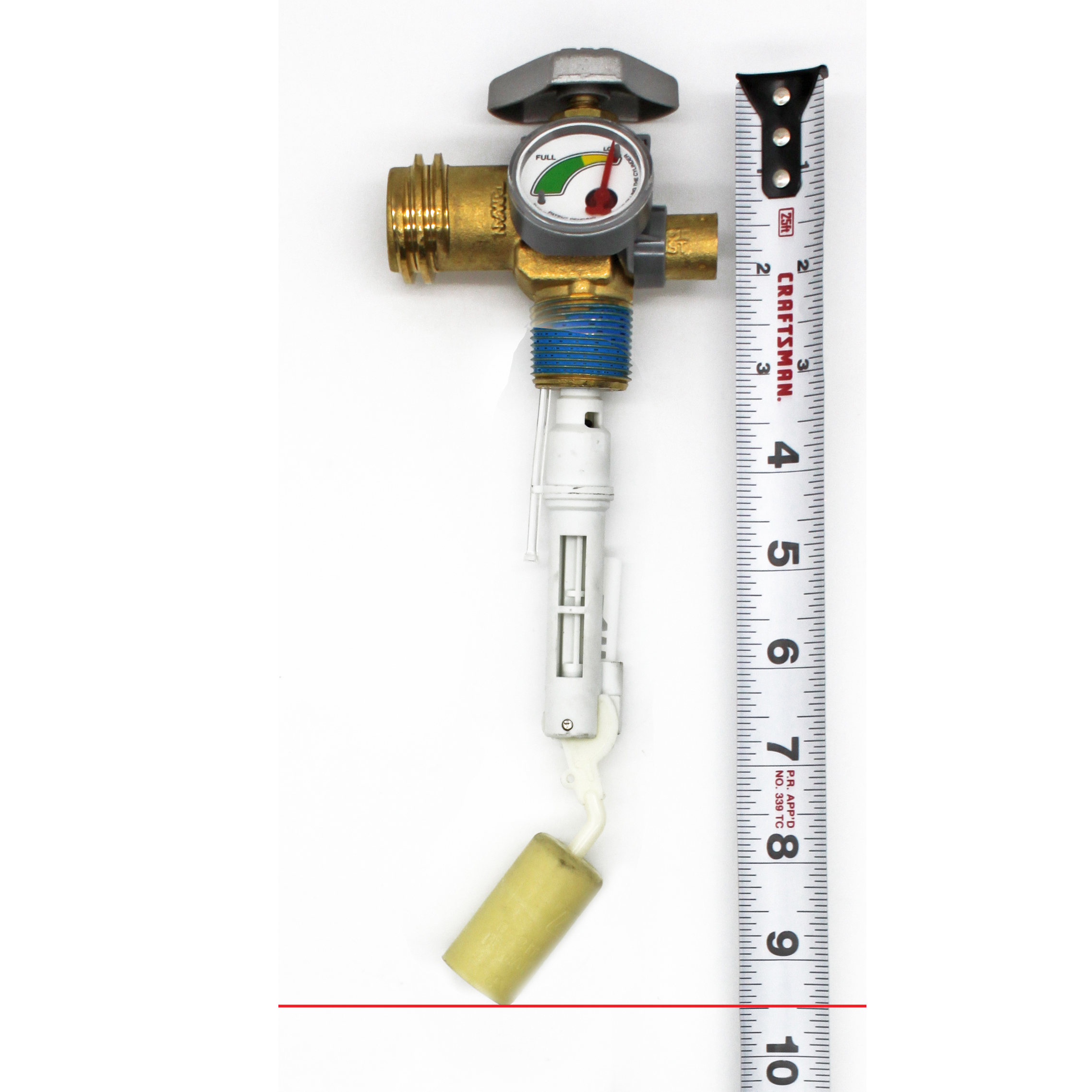 Flame King 3lb OPD Valve with Float Gauge
