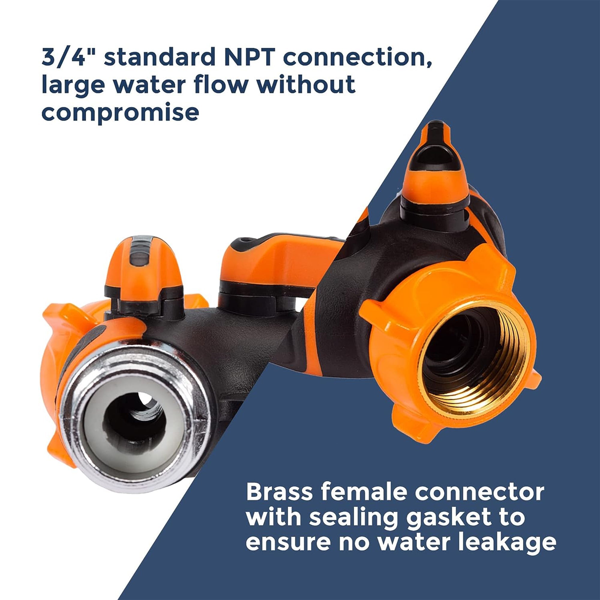 Metal Water Hose Splitter - OVERLANDERS Outfitter