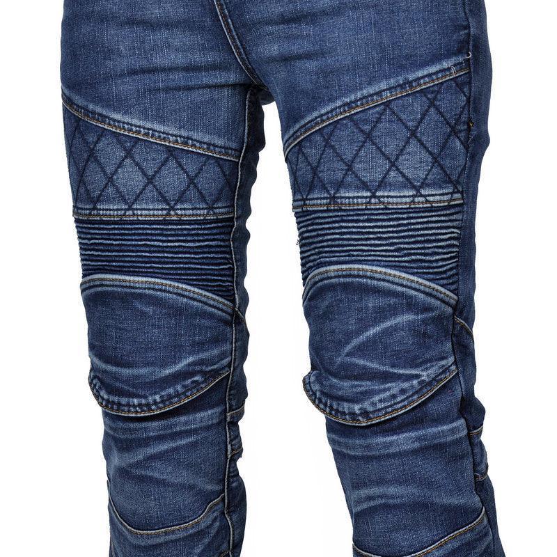 Loong Biker™ Cross Fire Kevlar motorcycle jeans for women, black motorcycle pants with reinforced Kevlar fabric for riding safety