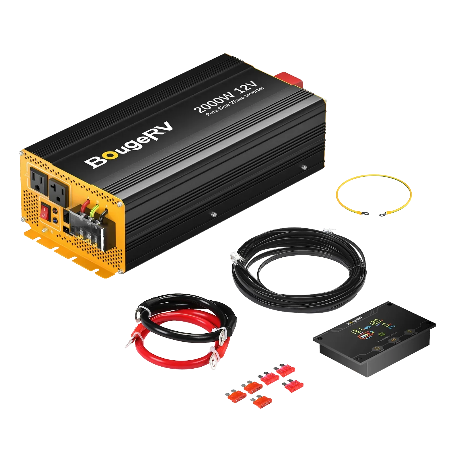 BougeRV 12V 600W High Watt Rigid Solar System Kit - OVERLANDERS Outfitter