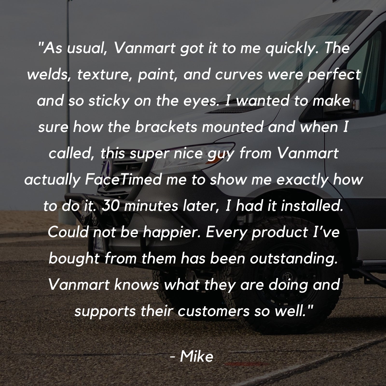 Sprinter Baja Bumper by The Van Mart, showcasing a rugged design suitable for Vanspeed exterior parts.