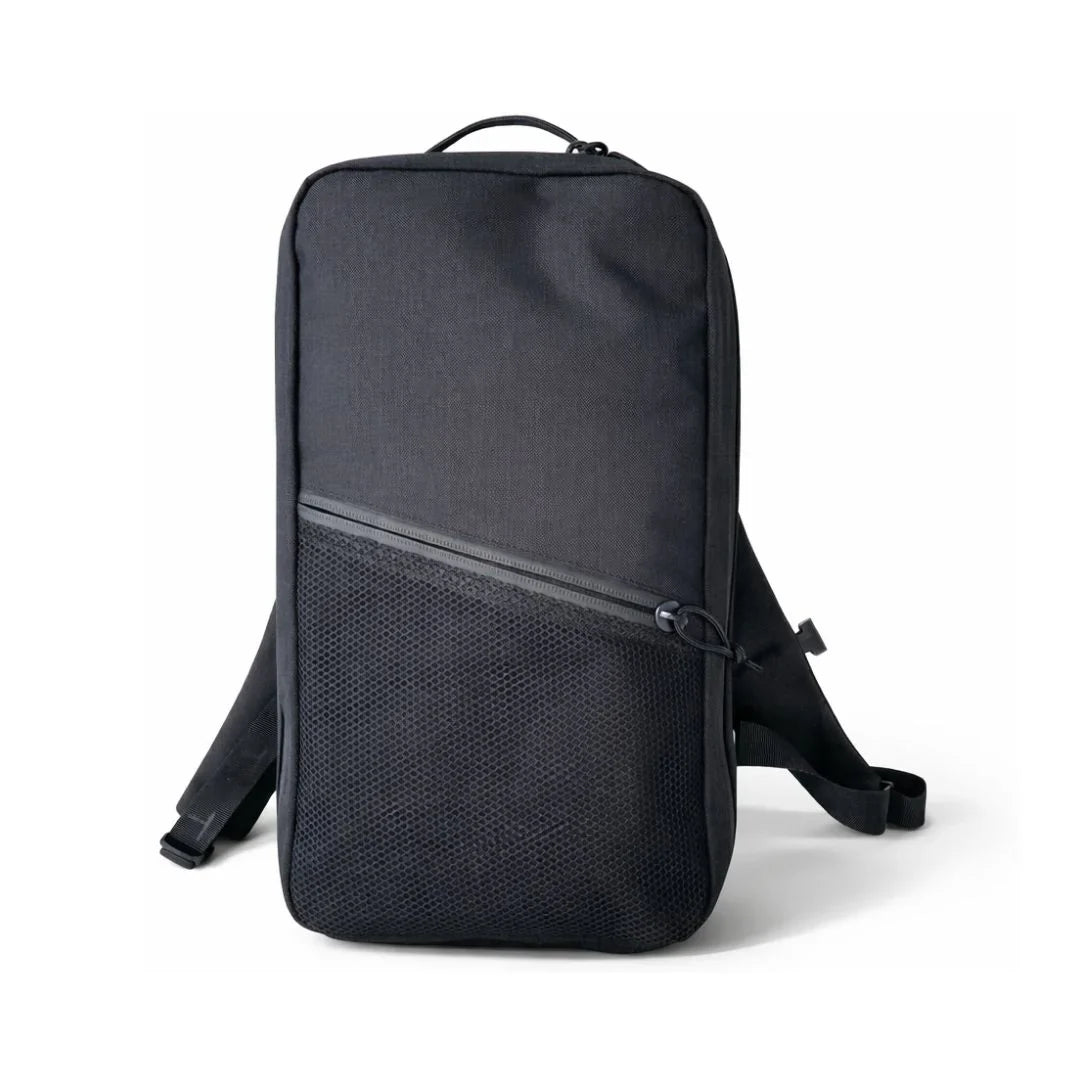 Recycled Firefighter 12-hour minimalist backpack with sleek design, durable material, and multiple compartments for everyday use.