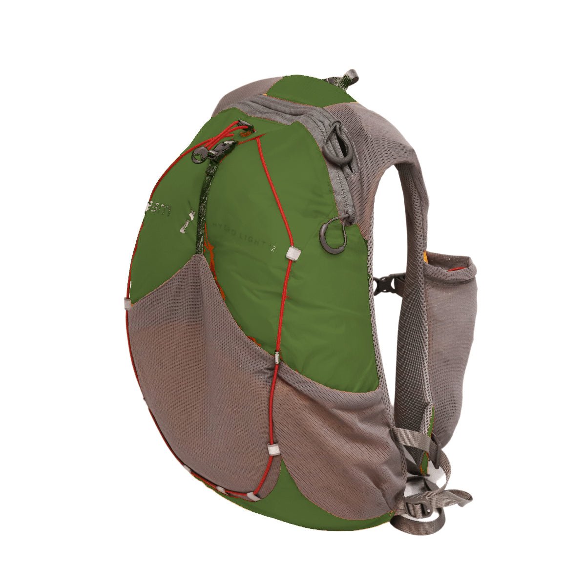 Forest green Aarn Hydro Light Backpack in 12 or 20 liters, designed for light hiking and outdoor adventures.