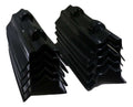 12-inch plastic corner protector for winch and ratchet straps on flatbed trucks, designed to prevent strap damage, by RatchetStrap.com.