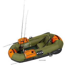 Backcountry Sportsman PF7 PackFish inflatable fishing boat in the Pro Package, featuring durable PVC material and inflatable design.