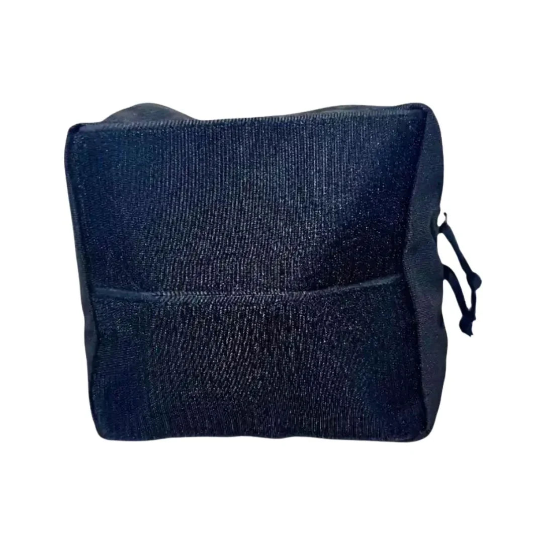 Large 12 Hour Mesh Pouch by Recycled Firefighter in a durable design, showcasing its breathable mesh and spacious interior.