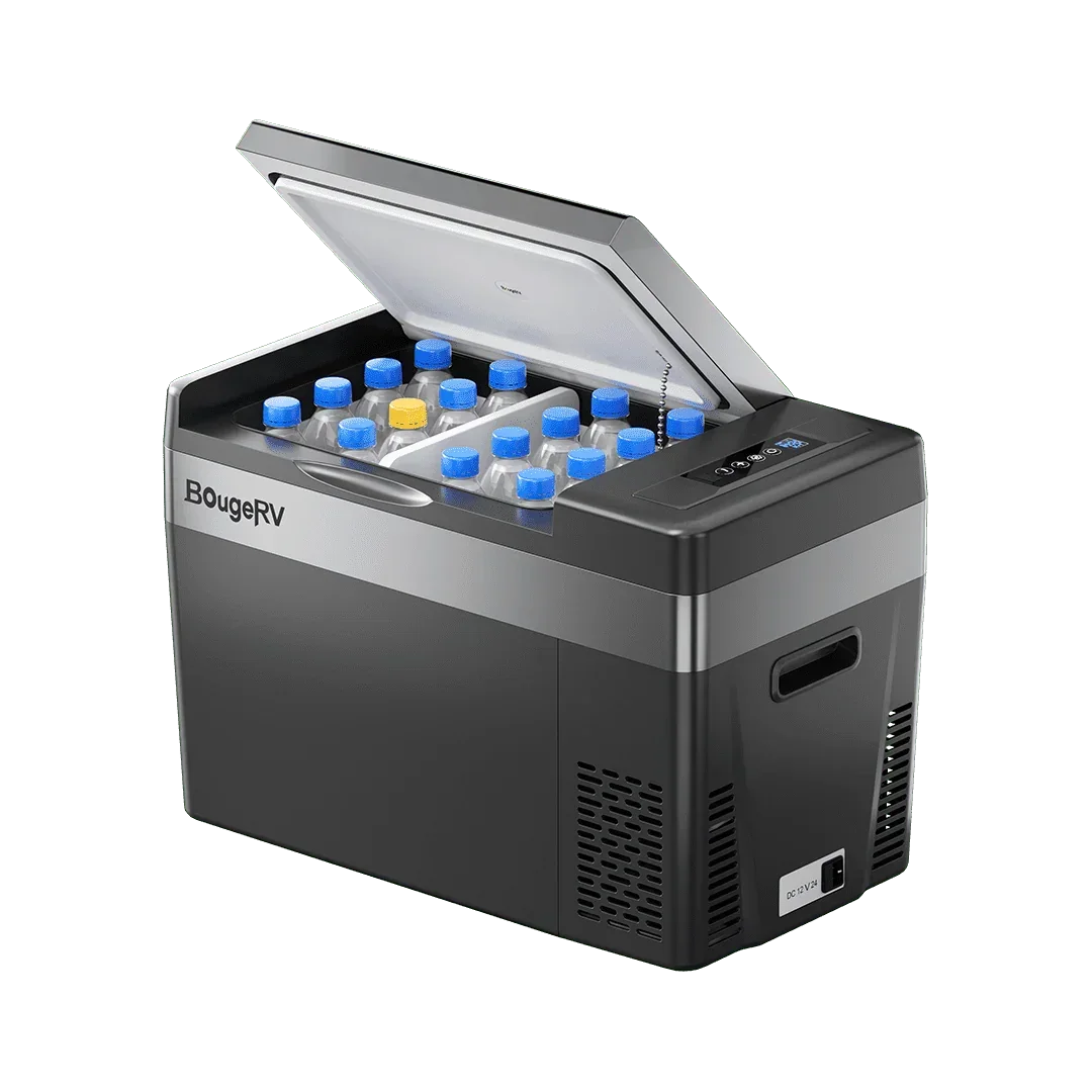BougeRV 12V 30 Quart (28L) Portable Car Fridge Black - OVERLANDERS Outfitter