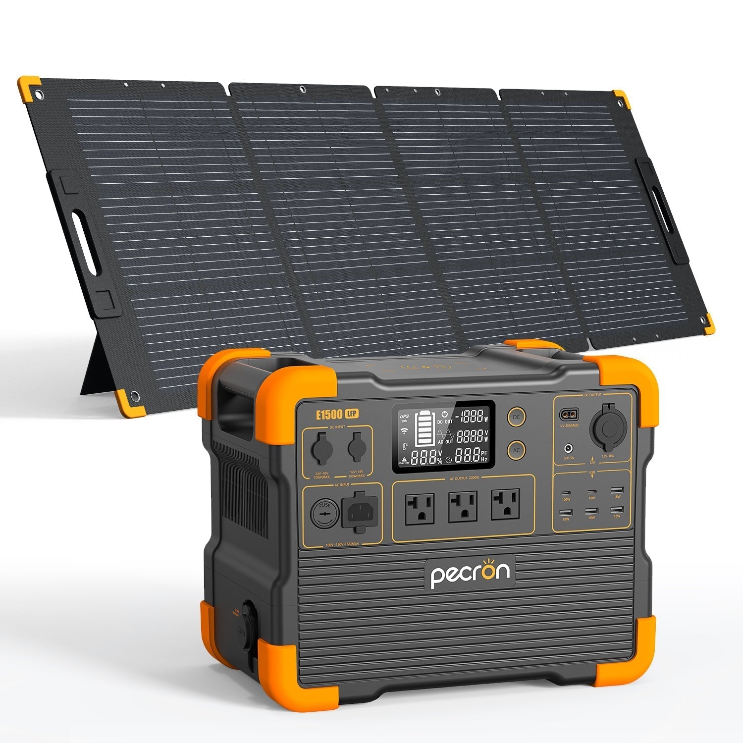 PECRON E1500LFP Expandable Portable Power Station 2200W 1536Wh - We The Collective