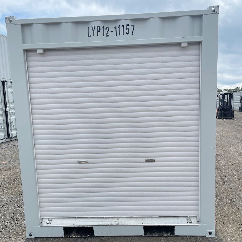 12' Small Cubic Shipping Container, Rollup Door - OVERLANDERS Outfitter