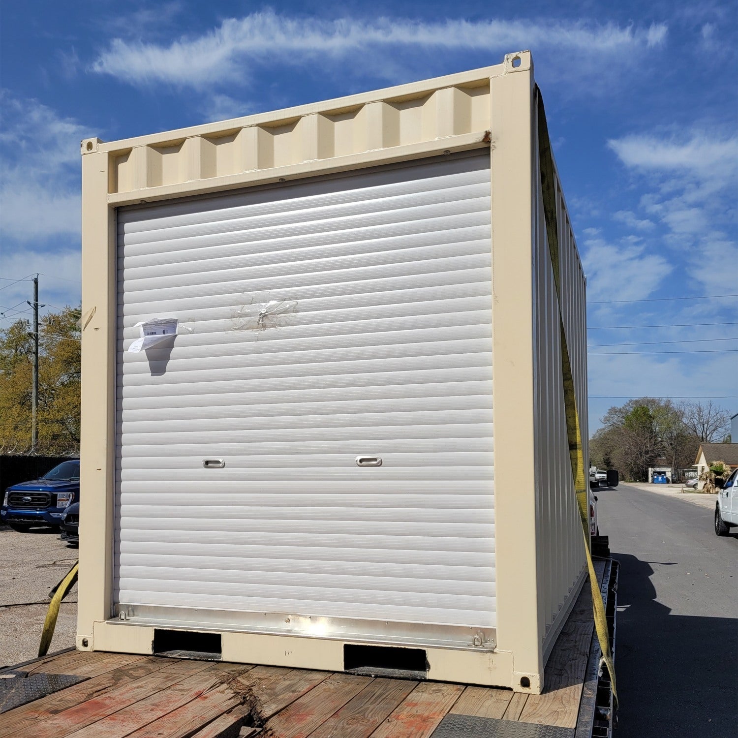12' Small Cubic Shipping Container, Rollup Door - OVERLANDERS Outfitter