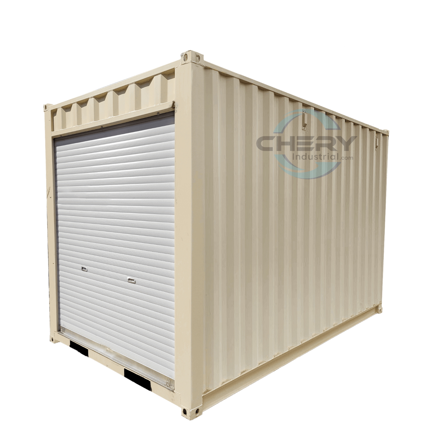 12' Small Cubic Shipping Container, Rollup Door - OVERLANDERS Outfitter