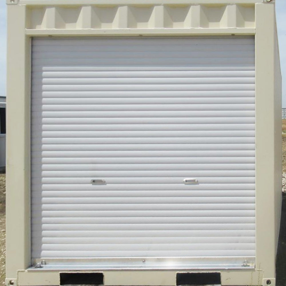 12' Small Cubic Shipping Container, Rollup Door - OVERLANDERS Outfitter