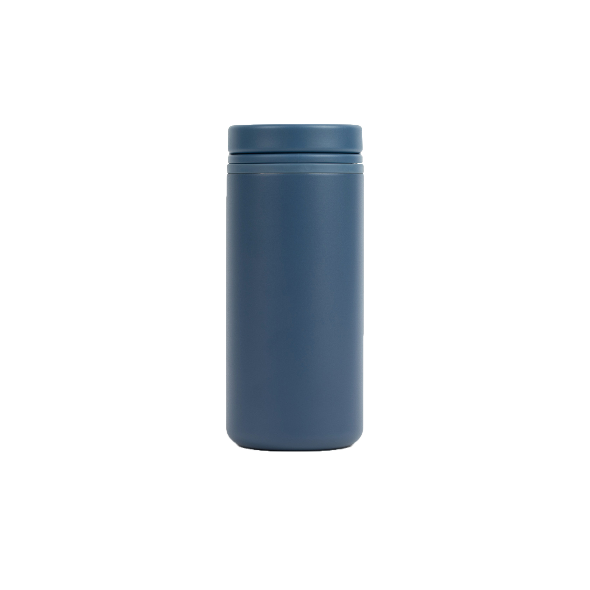 Created Co. 12oz Nomad Grip Tumbler with Pacific Blue finish, featuring a secure lid and ergonomic grip for hot and cold beverages.