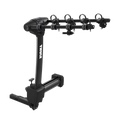 Backcountry Sportsman Thule Apex XT Swing 4 bike rack mounted on a vehicle, showing its sturdy design and easy access features