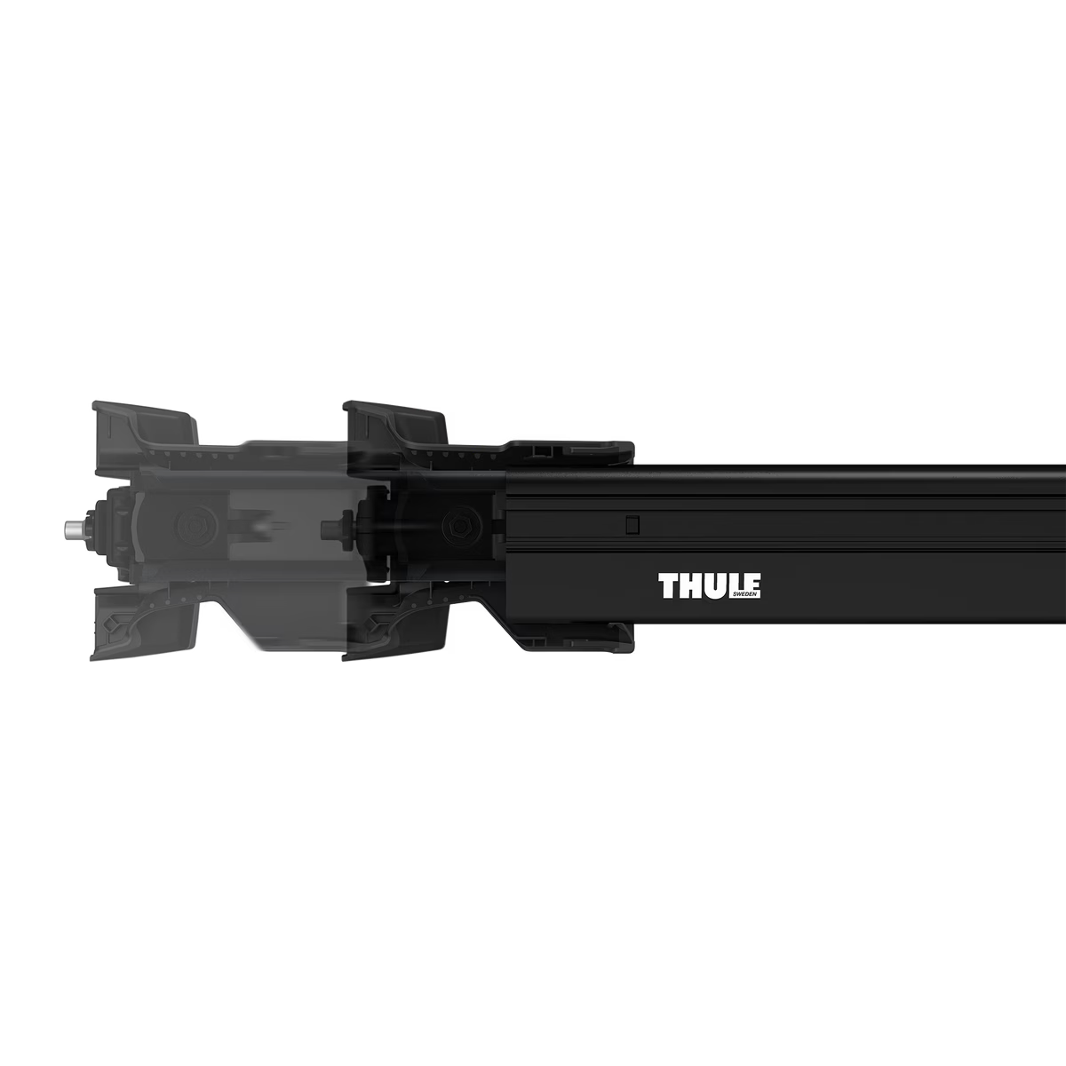 Backcountry Sportsman Thule WingBar Edge 104 roof racks installed on vehicle roof, featuring aerodynamic design and sturdy construction.