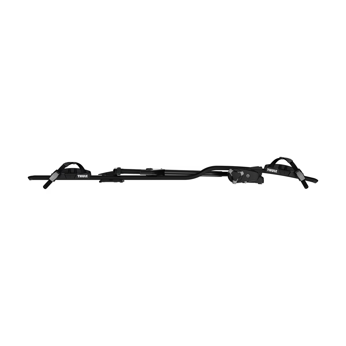 Backcountry Sportsman Thule ProRide XT bike rack mounted on a vehicle, showcasing its sleek design and secure bike holding features.