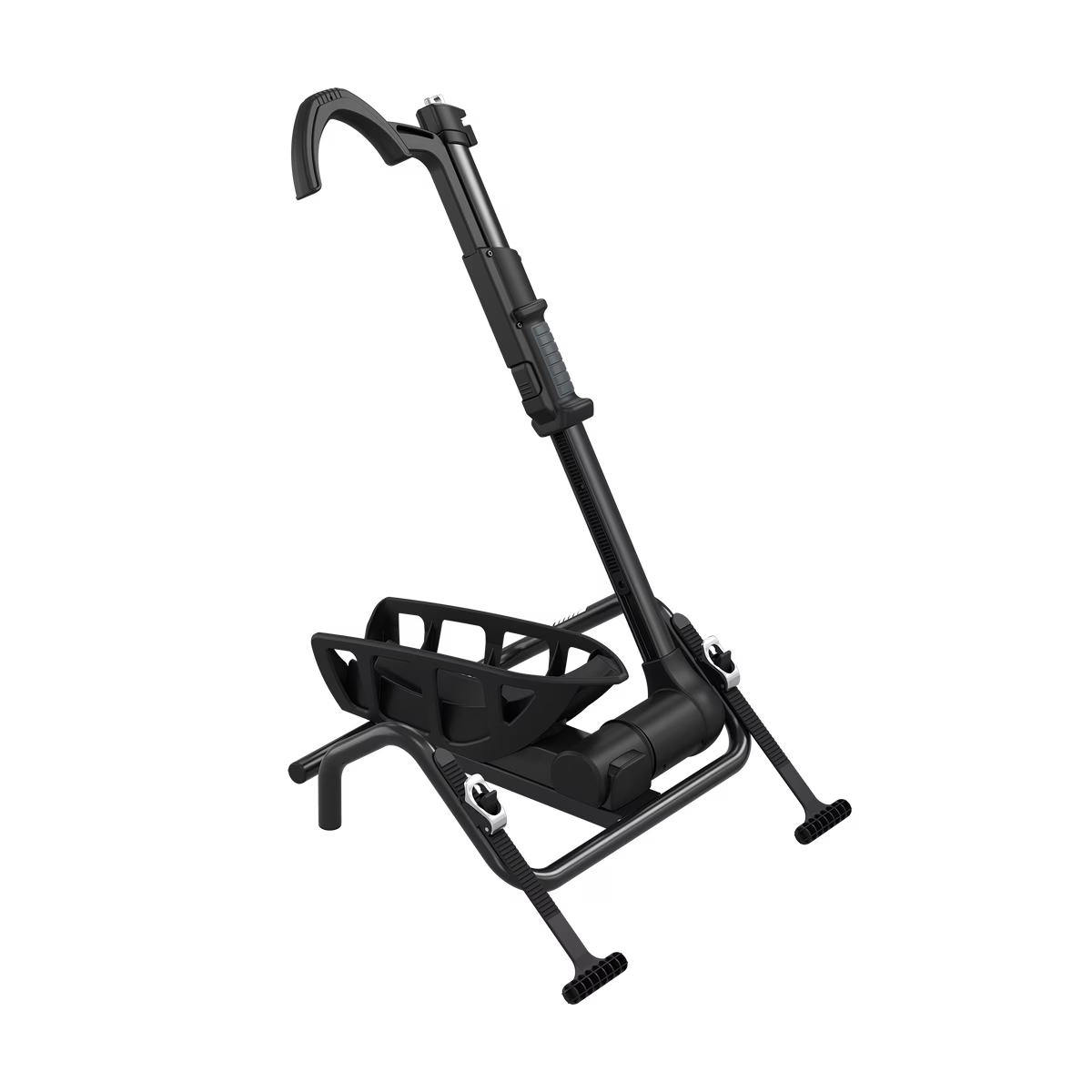 Backcountry Sportsman Thule Insta-Gater Pro bike rack mounted on a vehicle, showing its sturdy design and easy installation features.