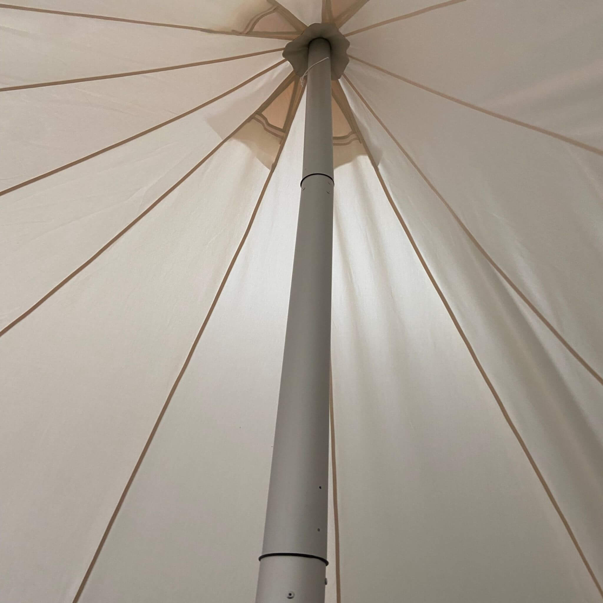 [13X19FT] Extra Large Heavy-Duty Outdoor Four Seasons Glamping Canvas Bell Yurt Tent (SAK45688) - We The Collective