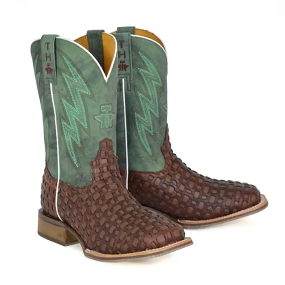 Tin Haul Tangled/I'm Country - Men's Leather Cowboy Boot - OVERLANDERS Outfitter