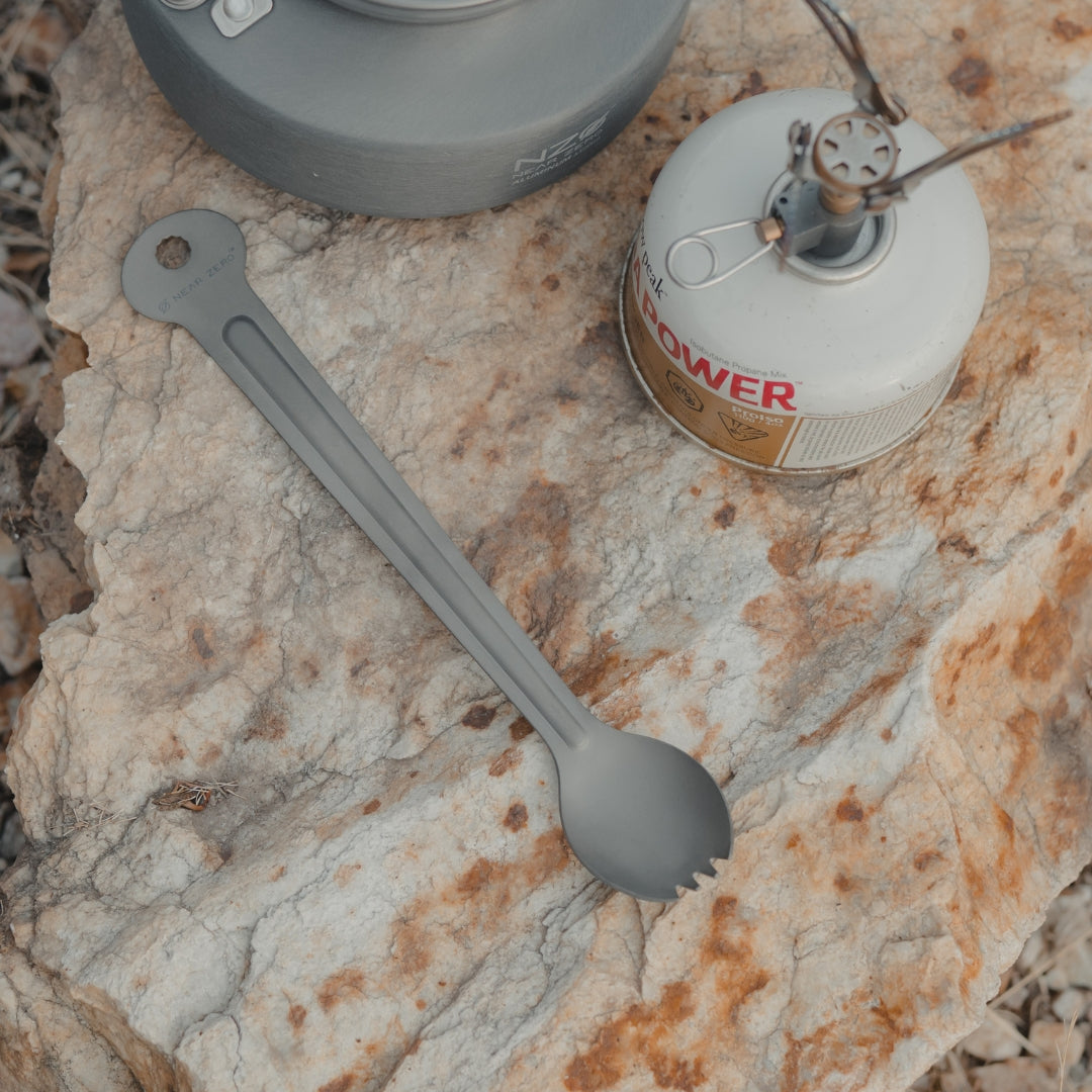 Titanium Long-Handled Spork - OVERLANDERS Outfitter