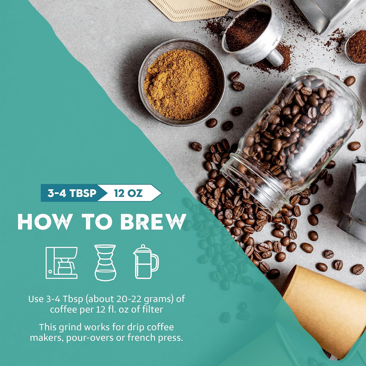 Cup of GO MENTAL MUSHROOM COFFEE with Turkey Tail and Cordyceps mushroom adaptogens blend, featuring a rich, brewed coffee in a mug.