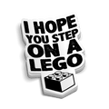 Step On A Lego Hard Hat Decal - OVERLANDERS Outfitter